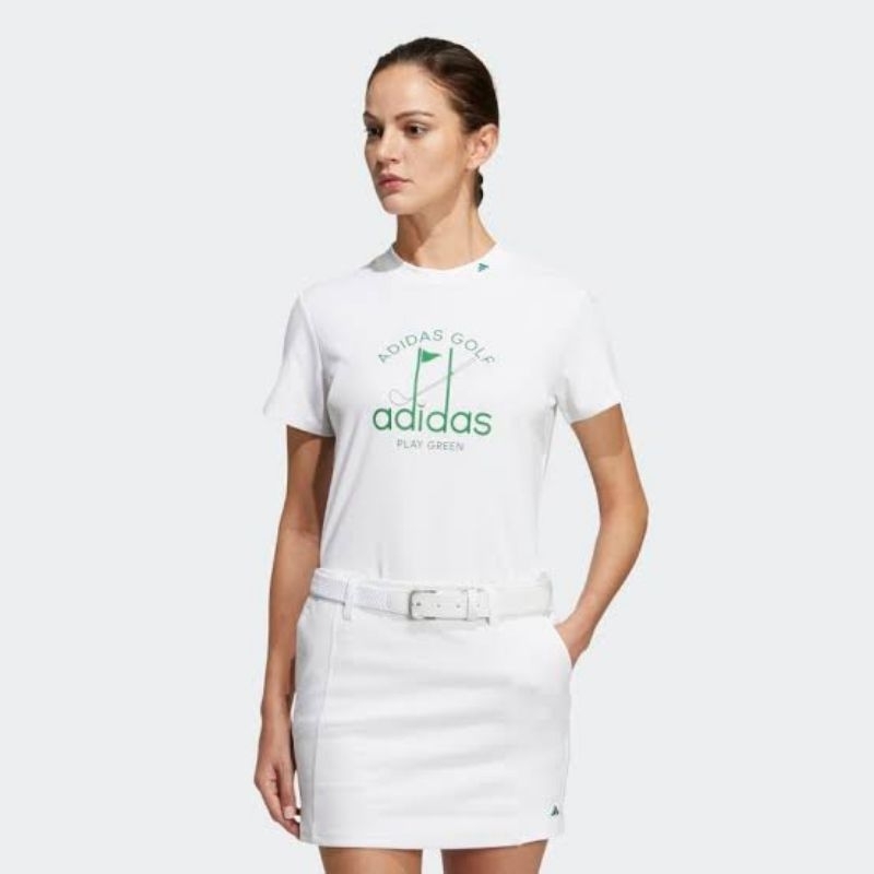 ADIDAS GOLF AEROREADY PLAY GREEN MOCK-NECK SHIRT HS9027