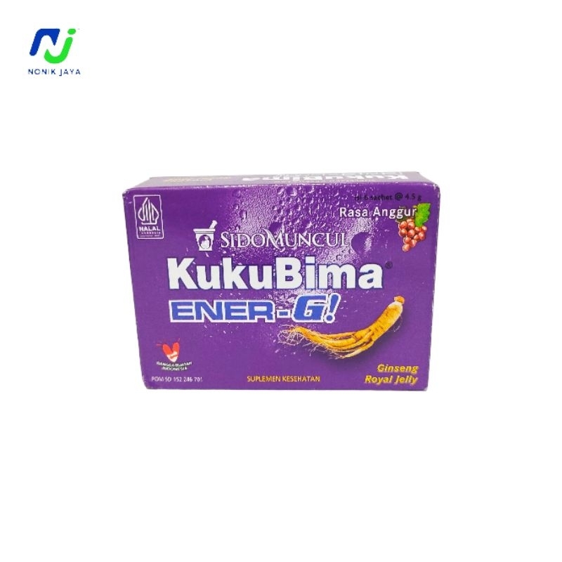 

Sidomuncul Kukubima ENER-G Pack Isi 6 Sachet