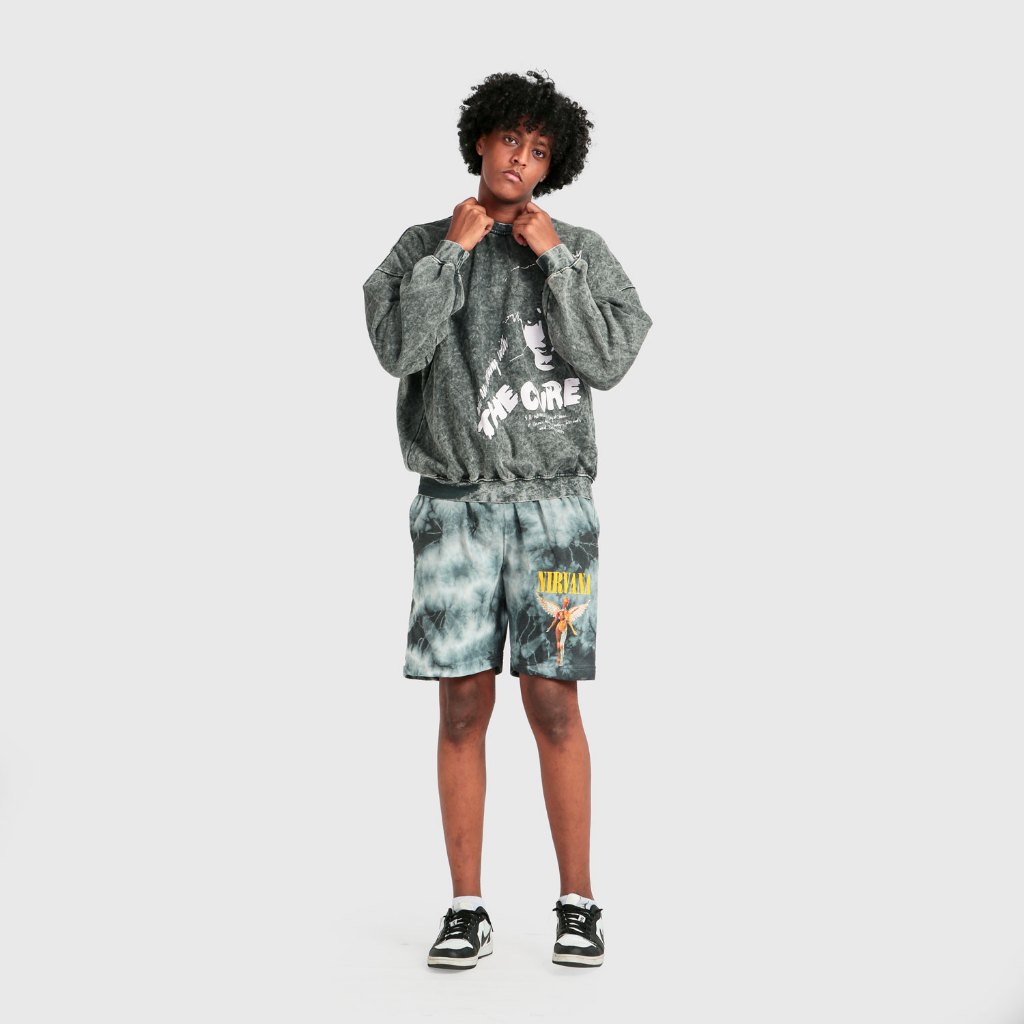 MFS SWEATER / THE CURE / OVERSIZE / ACID WASH