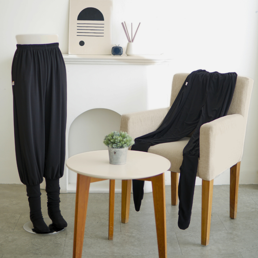 Yuriz Legging Wudhu Celamis Wanita Muslimah Dewasa Celana Dalaman Bahan Ity Jersey Korea Premium