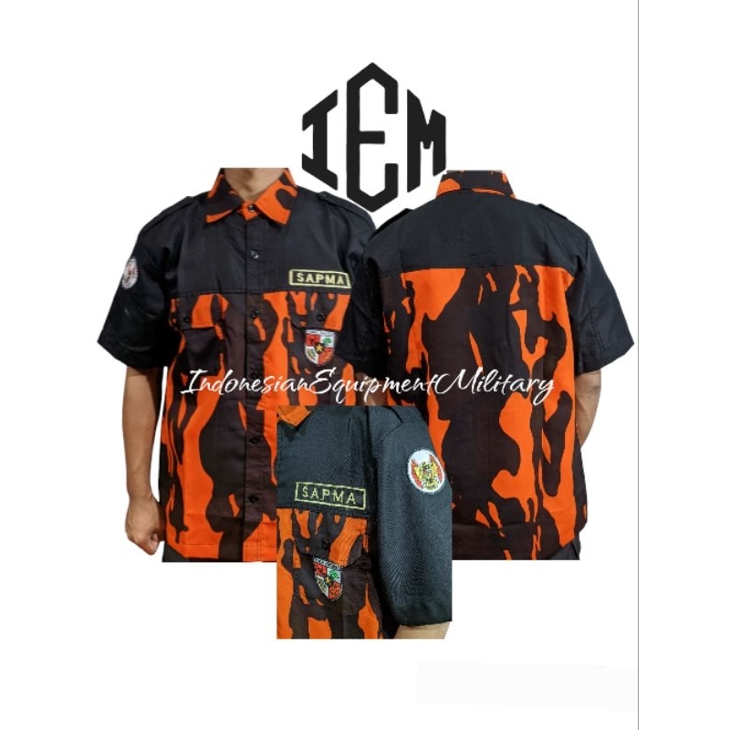 KEMEJA ORMAS PEMUDA PANCASILA KEMEJA PP SAPMA KEMEJA LORENG PP