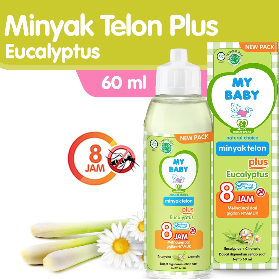 

MY BABY Minyak Telon Plus 6 mL Minyak Bayi Anti Nyamuk 8 Jam Exp 6225