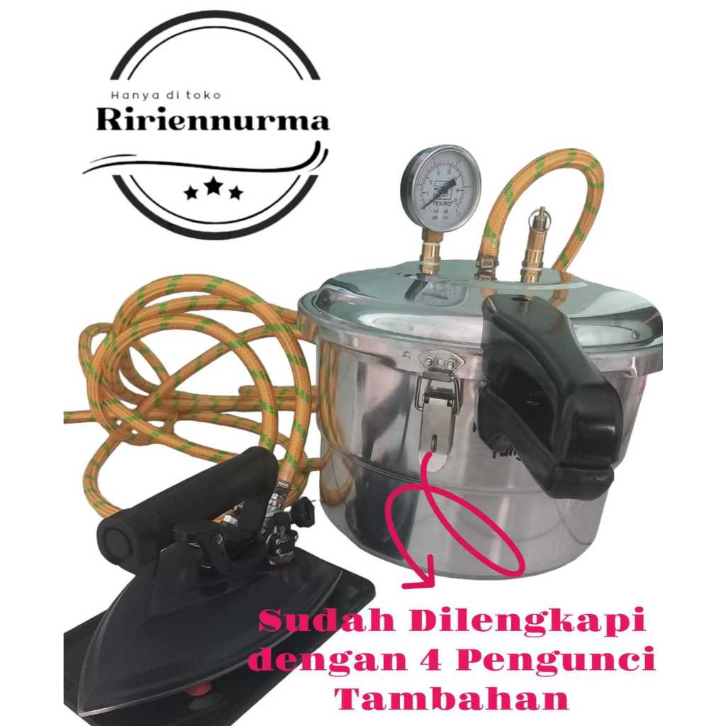 Setrika uap boiler PRESTO 12 liter laundry