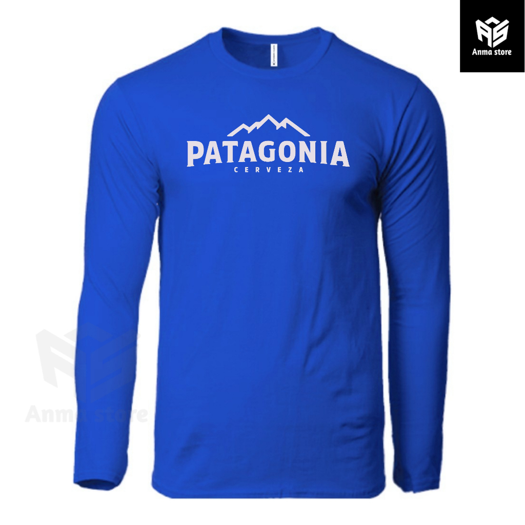 Kaos Baju Lengan Panjang Pendaki Gunung Patagonia Carveza