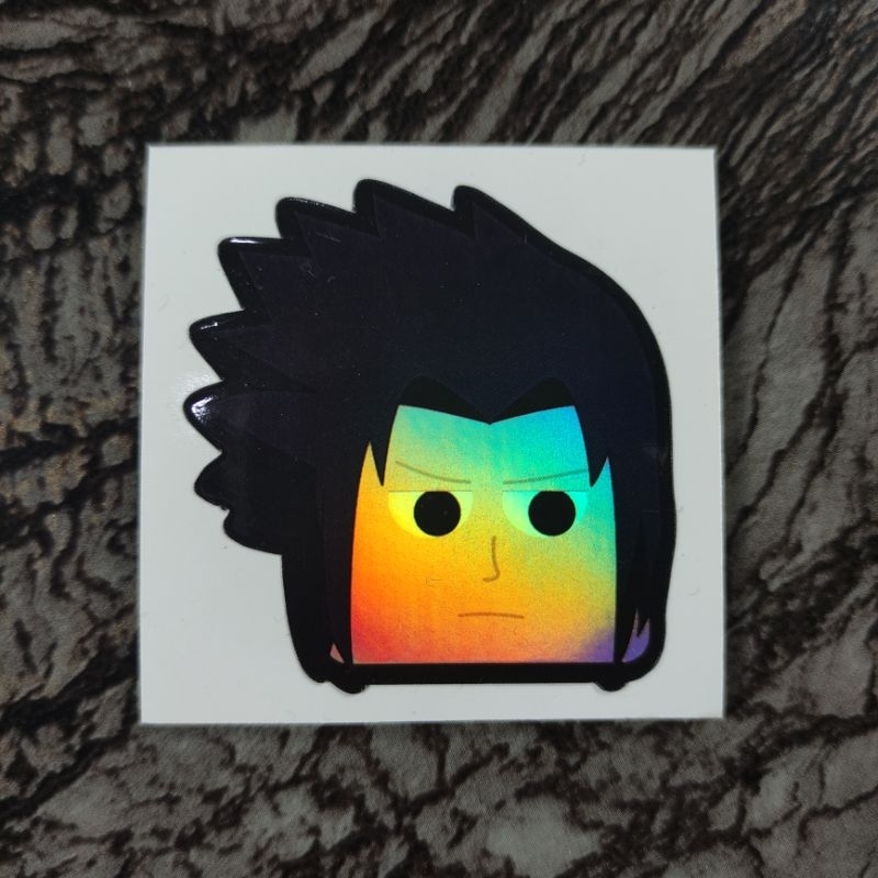 

Stiker Hologram Sasuke Square