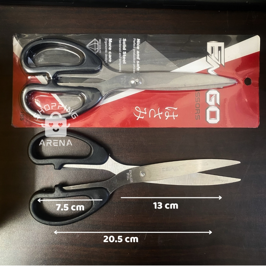 

Gunting Besar EMIGO 8 inch 20 cm Tajam Pemotong Kertas Kain Stainless Steel Besi Scissors Hitam Menggunting Cut Cutter Prakarya Kerajinan Craft Crafting Art Seni Kesenian Kertakes Homestuff Peralatan Perlengkapan Dapur Home Stuff Shopping Arena Malang