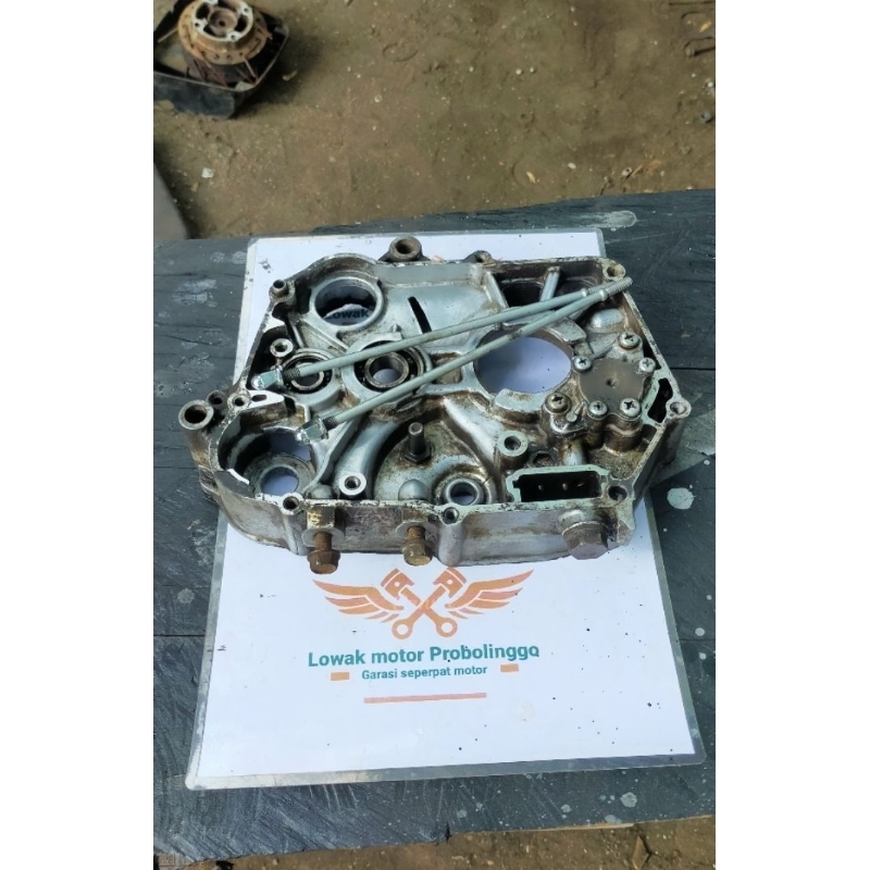 krengkes Kalter crengkes blok block mesin tengah kanan set pompa oli Supra x 110 grand Revo lama old