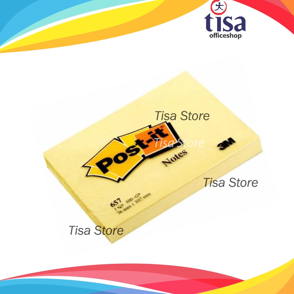 

Super Sale Post It memo Besar 3M 657 Warna Kuning