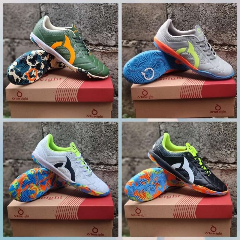 Terbaru Sepatu Bola Futsal Ortuseight Jogosala Rampage Putih Hitam Army Abu Premium Termurah 2024