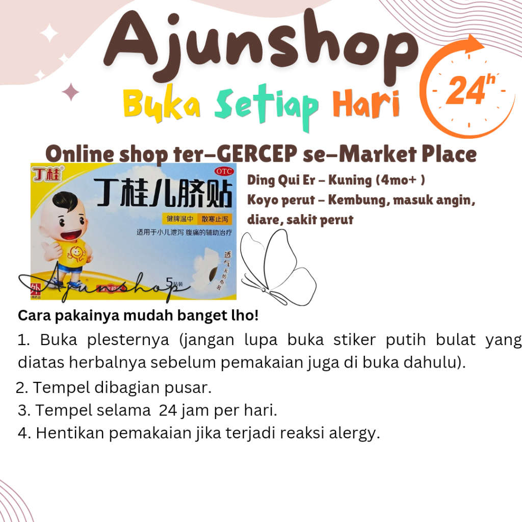 Wil Ding Qui Er Qi Tie Koyo/Plester Anti Masuk Angin sachet