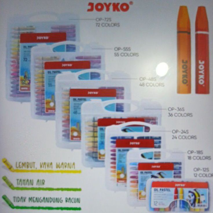 

Kualitas Terkini Crayon Joyko Lengkap 12 sampe 72 color