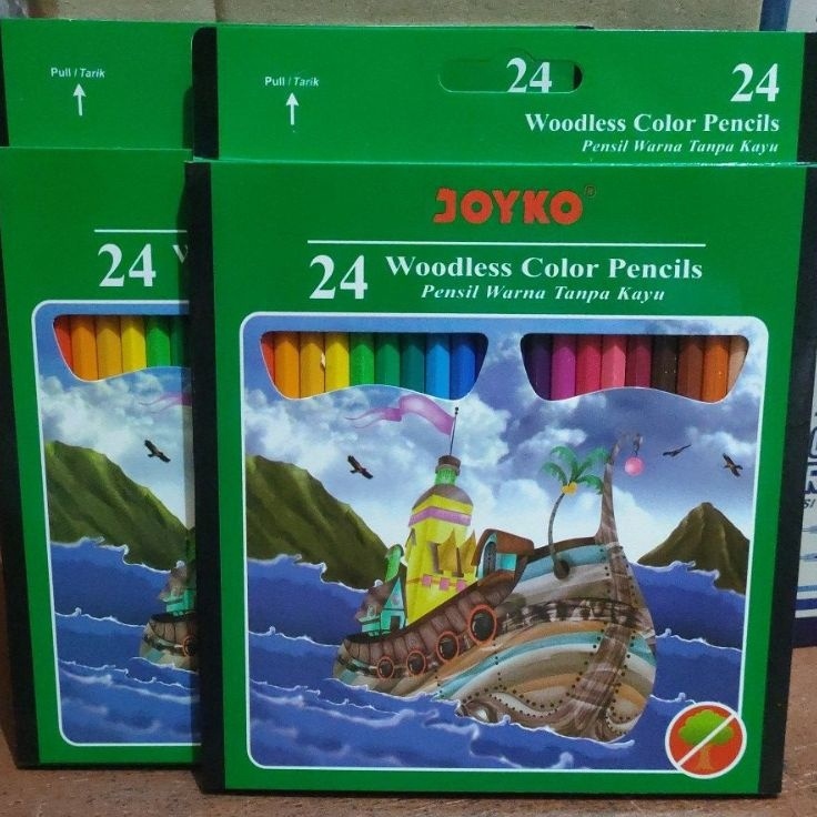 

Hot Promo Pensil warna panjang 24 warna joyko cp14