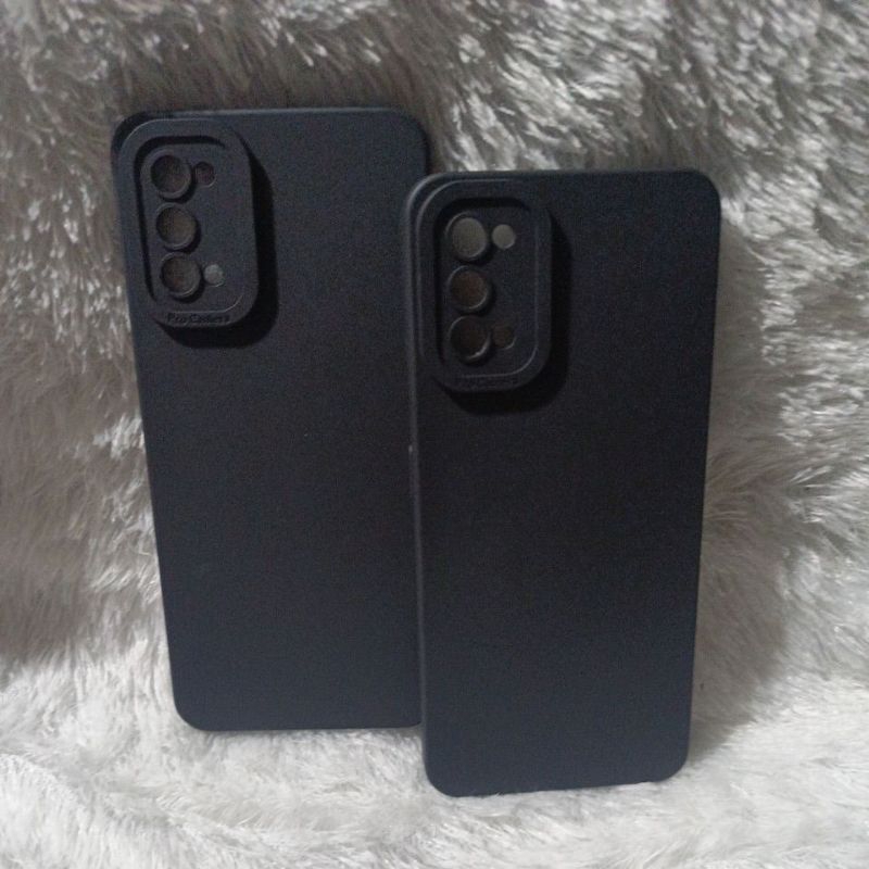 SoftCase Casing Realme 7 Pro/C17/7i Silikon Black macaron Pelindung Belakang HP Camera Ful Caret