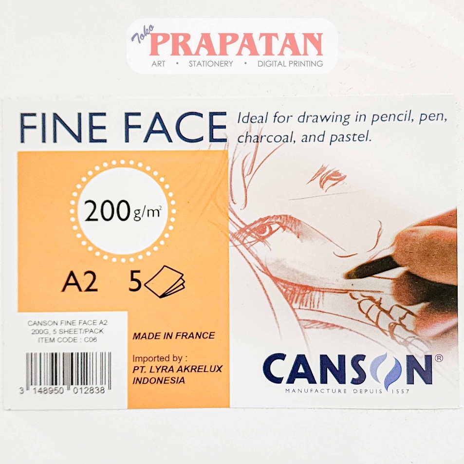 

Model Terupdate Canson Fine Face A2 Drawing Paper 2gsm Kertas Gambar