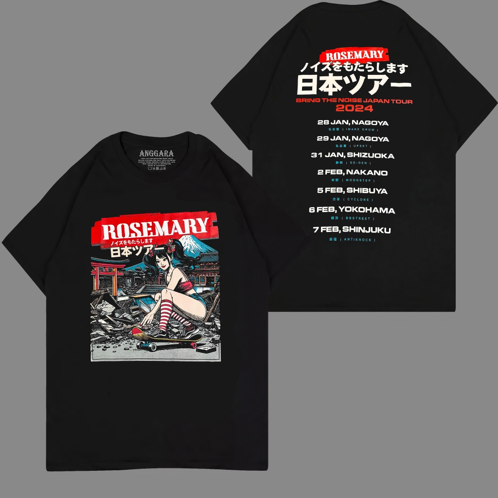 ROSEMARY JAPAN TOUR / KAOS SKATEPUNK / KAOS BAND ROSEMARY / KAOS DISTRO MUSIK