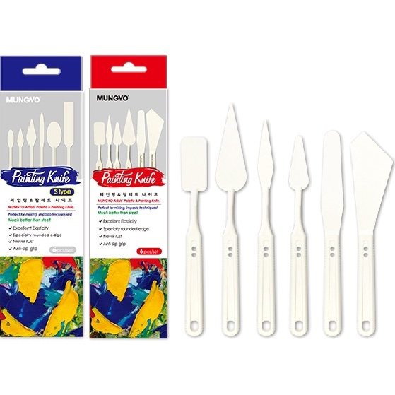 

Baru Aman Pisau Palet Plastik Mungyo Painting Palette Knife Set Art Spatula