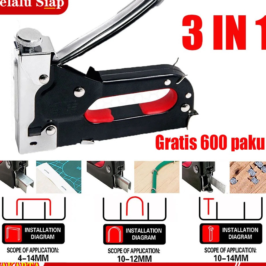 

Kualitas Terkini Gratis 6 paku 3 In 1 Pistol Kuku Pistol Stapler Konstruksi Konstruksi Furnitur DIY Pelapis Pelapis Pistol Stapler Multifungsi Pistol Stapler Dekorasi Rumah Alat Pertukangan