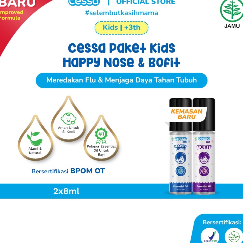 

Cessa Paket Kids Happy Nose Bofit Meredakan Flu Batuk Se Meningkatkan Immunitas Anak