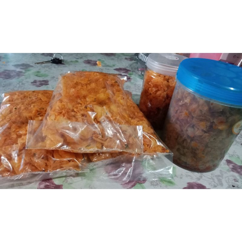 

keripik ubi pedas gurih