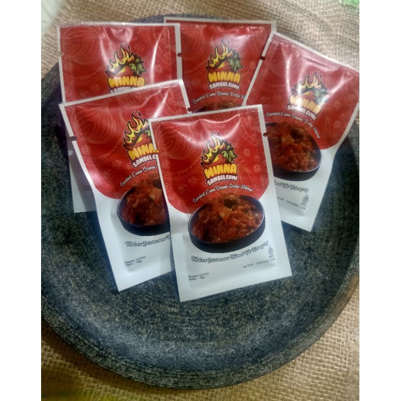 

10 Sachet Winna Sambel Cumi (Promo Free 1 Sachet)