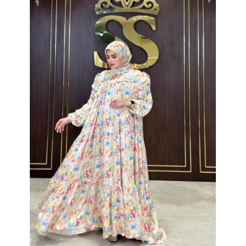 Shellasaukia Gamis sutra premium sale