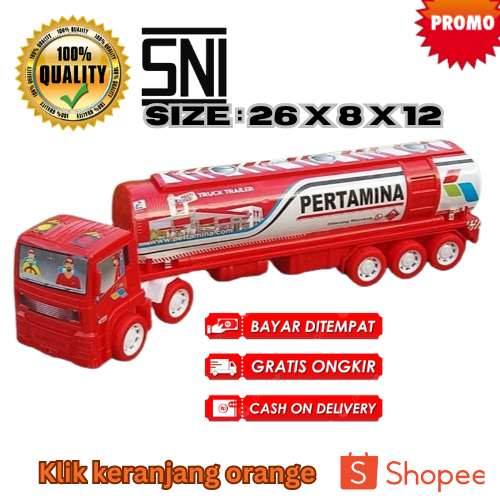 Ukuran Besar Mainan Truck Pertamina Ukuran Besar /Promo Mainan Truck Pertamina