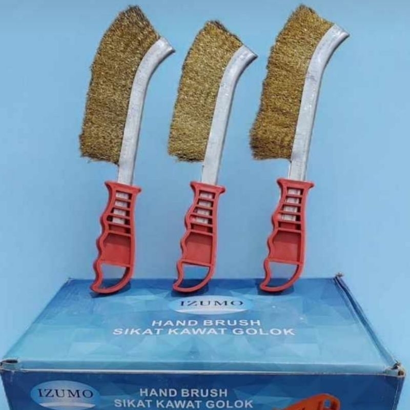 Sikat Kawat Kuningan Sikat Golok Kuningan Sikat Kawat Gagang Golok