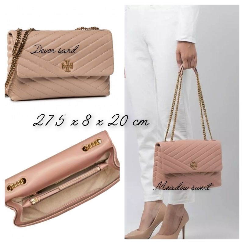 Tas Tory Burc* Kira Chevron Convertible Shoulder Bag / Tas TB Kira Chevron Convertible Shoulder Bag 