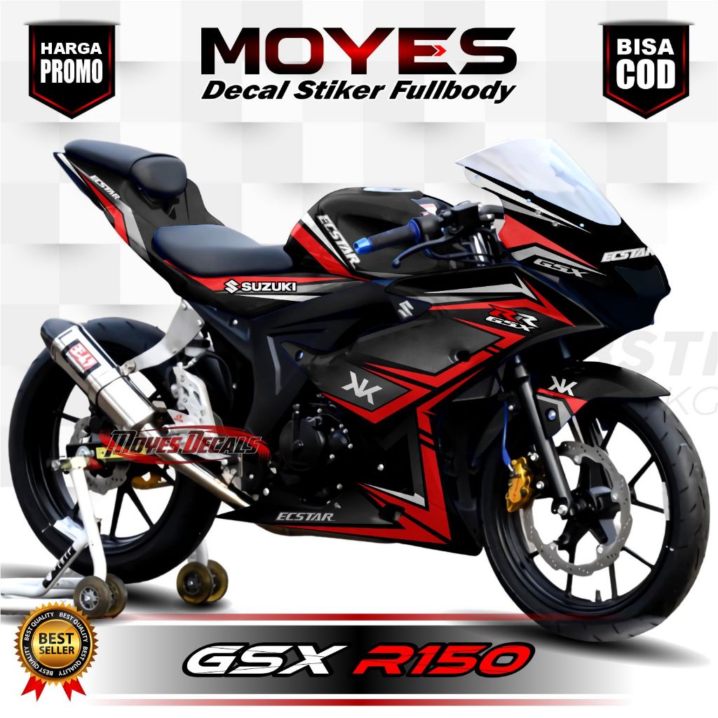Decal Gsx R150 Full Body Stiker Gsx R150 Full Body Decal Gsx 150 Full Body Striping Gsx R150 Full Bo