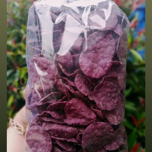 

1 Kg Keripik Telo Ungu Ubi Ungu Renyah Snack Camilan Cemilan Jajanan Snack Viral