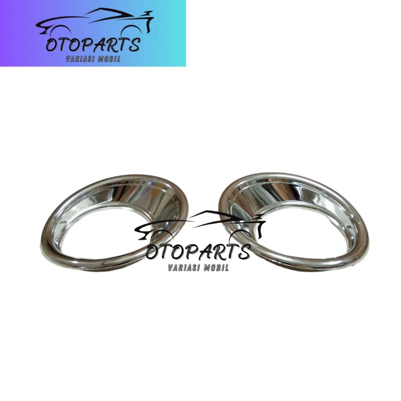 RING COVER FOG LAMP AVANZA TIPE S 2007-2011 CROM SET 2PCS KANAN KIRI