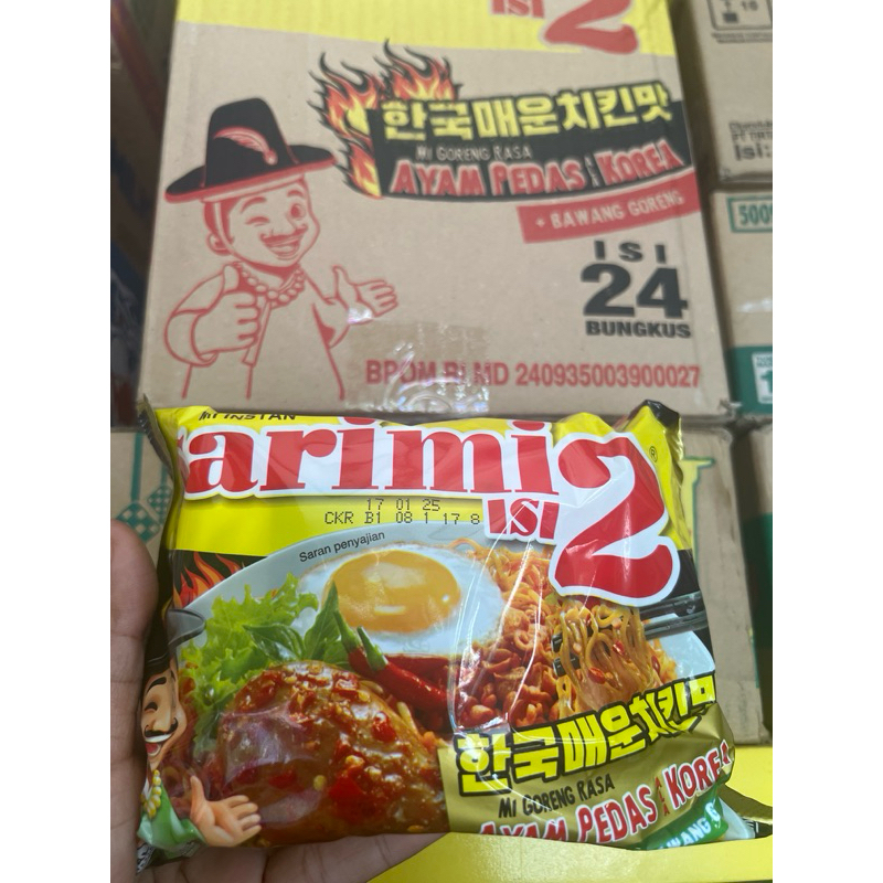 

Sarimi Isi 2 - Mi goreng rasa Ayam Pedas Ala Korea