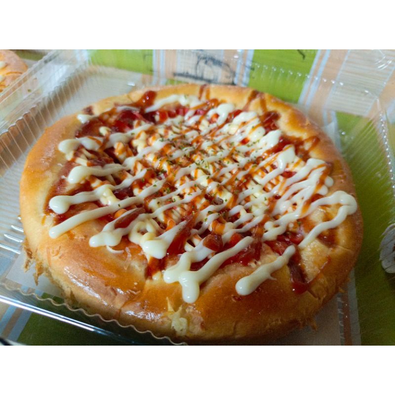 

pizza keju lumer fresh enak lembut diameter 18cm