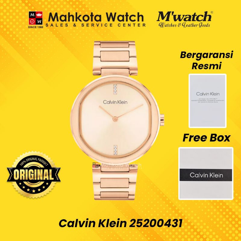 JAM TANGAN WANITA CALVIN KLEIN 25200431 ORIGINAL