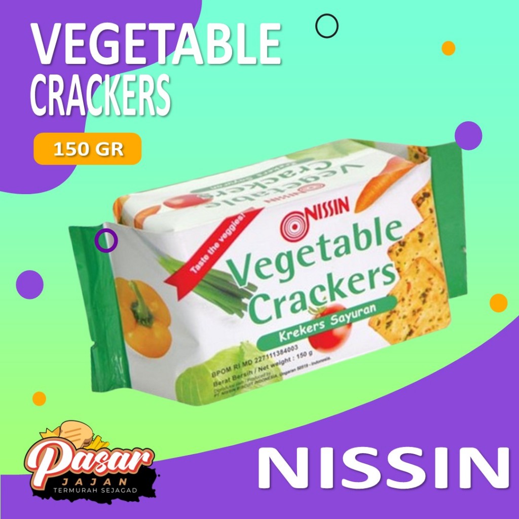 

Nissin Vegetable Crackers 150gr