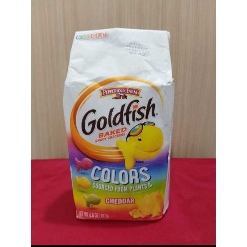 

RB ff88 Goldfish Baked Snack crackers colors & crackers from U.S.A