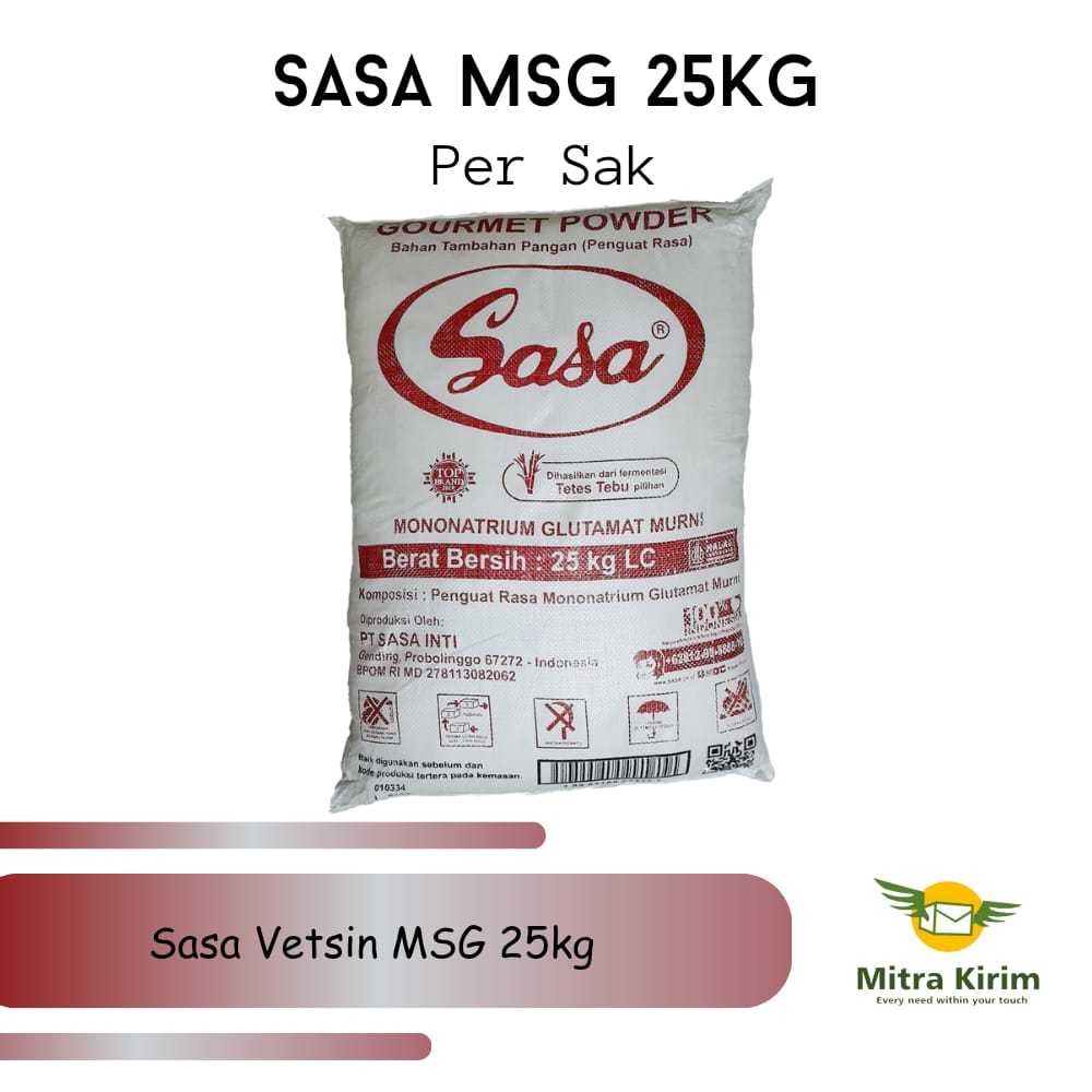 

Sasa MSG 25 Kg Mecin Vetsin