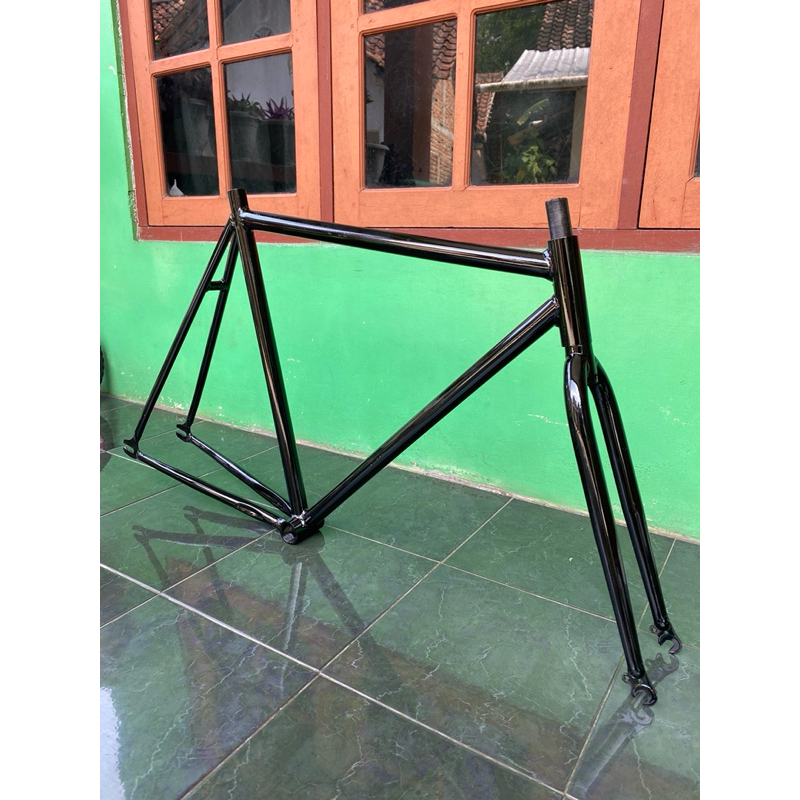 Frame Fixie Jayjo Frame sepeda Fixie Lokal L Frame+Fork