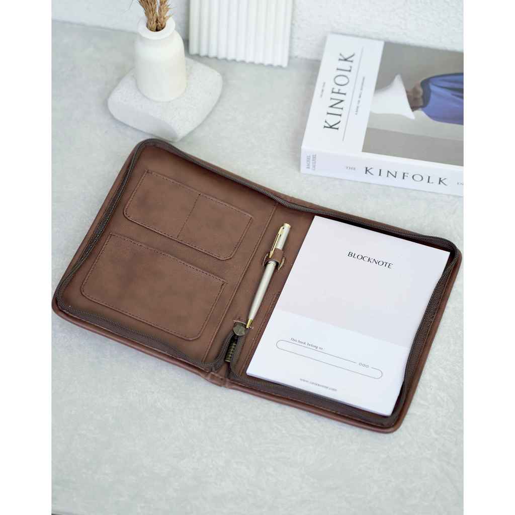 

ZAV - Book Organizer Cover Kulit Premium Souvenir Corporate