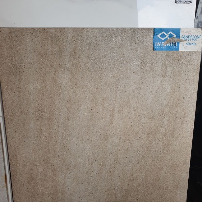 granit lantai kamar mandi teras garasi rumah INFINITI 60x60 SANDSTONE BEIGE MATT kasar