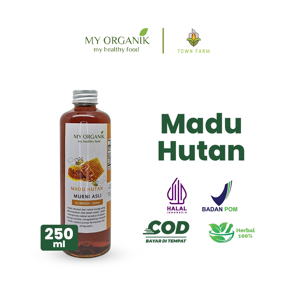 

My Organik Madu Murni Asli Hutan Baduy 250 Gr Premium Pure Original Murni Pure Row Honey