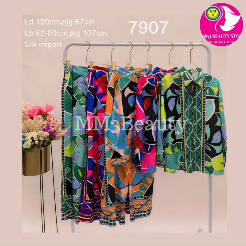 ONE SET Setelan Premium Silk  Bangkok BKK Import