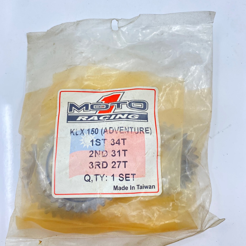 RASIO RATIO GEAR BOX MOTO 1 MOTO1 KAWASAKI KLX 150 BF SE  MOTO1 ADVENTURE 34 31 27 ORIGINAL