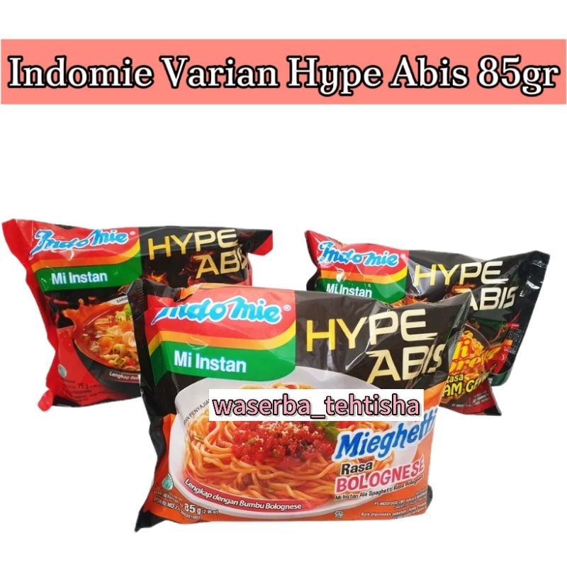 

waserba_tehtisha| INDOMIE GORENG HYPE ABIS ALL VARIAN/ indomie hype abis, seblak hot jeletot, kebab rendang, ayam geprek, mieghetti bolognese