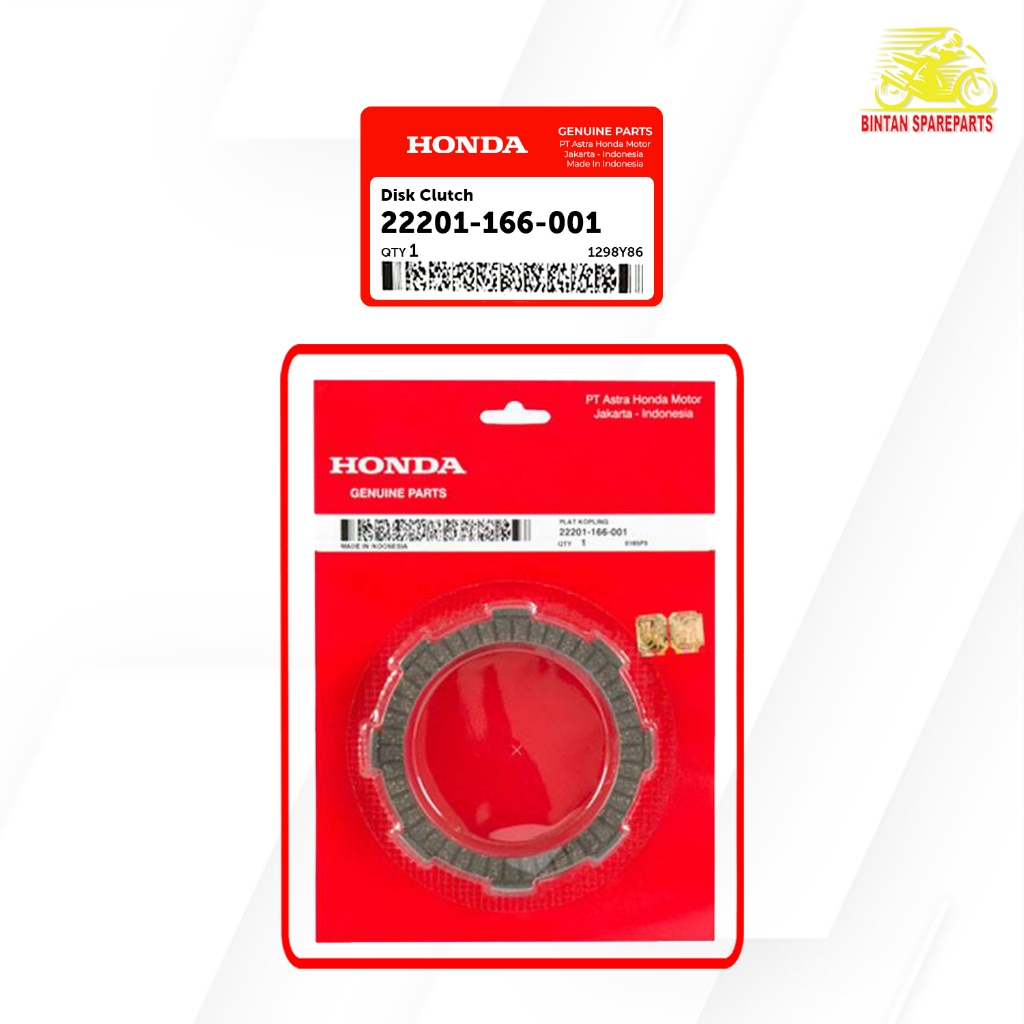 Kampas Kopling Disk Clutch 22201 166 001
