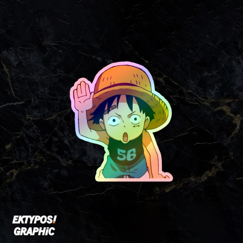 

Sticker Hologram - One Piece Monkey D Luffy - LFA3