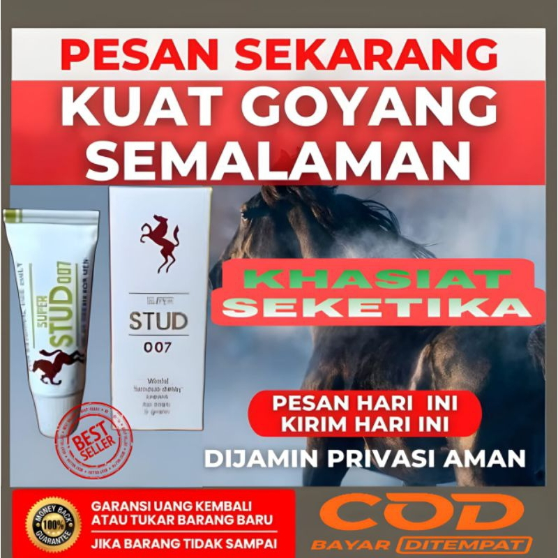 COD ( privasi aman ) Super Stud 007 Cream Original 100% Obat Kuat Pria tahan lama