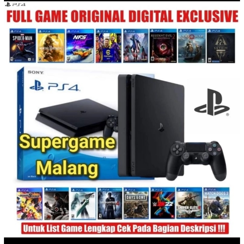 PS4 Slim 1TB Fat Pro Original Sony Promo FC 25 Fifa 25 PS 4 500GB 500 Giga Playstation Game