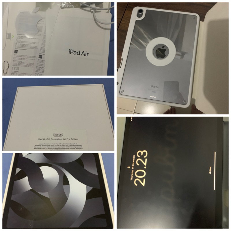 Ipad Air 5 Wifi + Cell 256 Grey Resmi ibox
