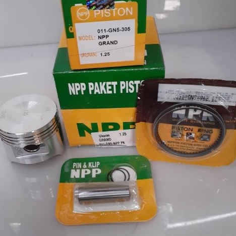 PISTON KIT NPP SIZE [125] PRIMA / GRAND / SUPRA X / SUPRA FIT LAMA [NP 13106-GN5-125] NPP